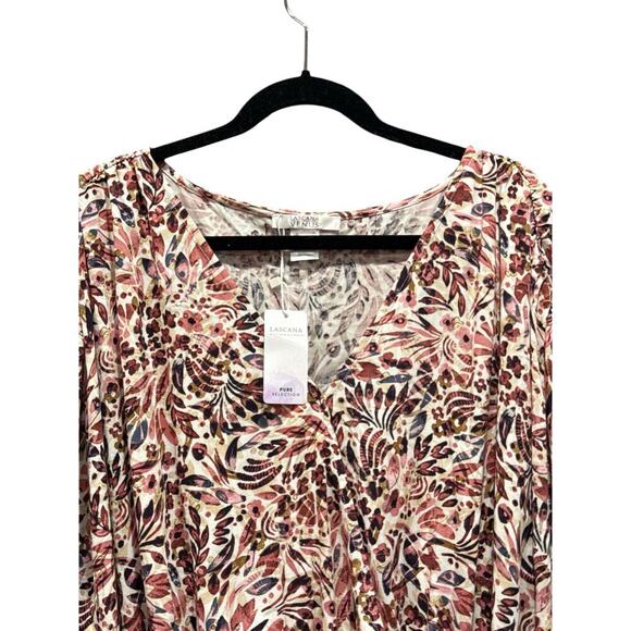 Lascana for Venus Women Blouson Floral Dolman Sleeve Blouse Size XL Multi NWT - Picture 7 of 10